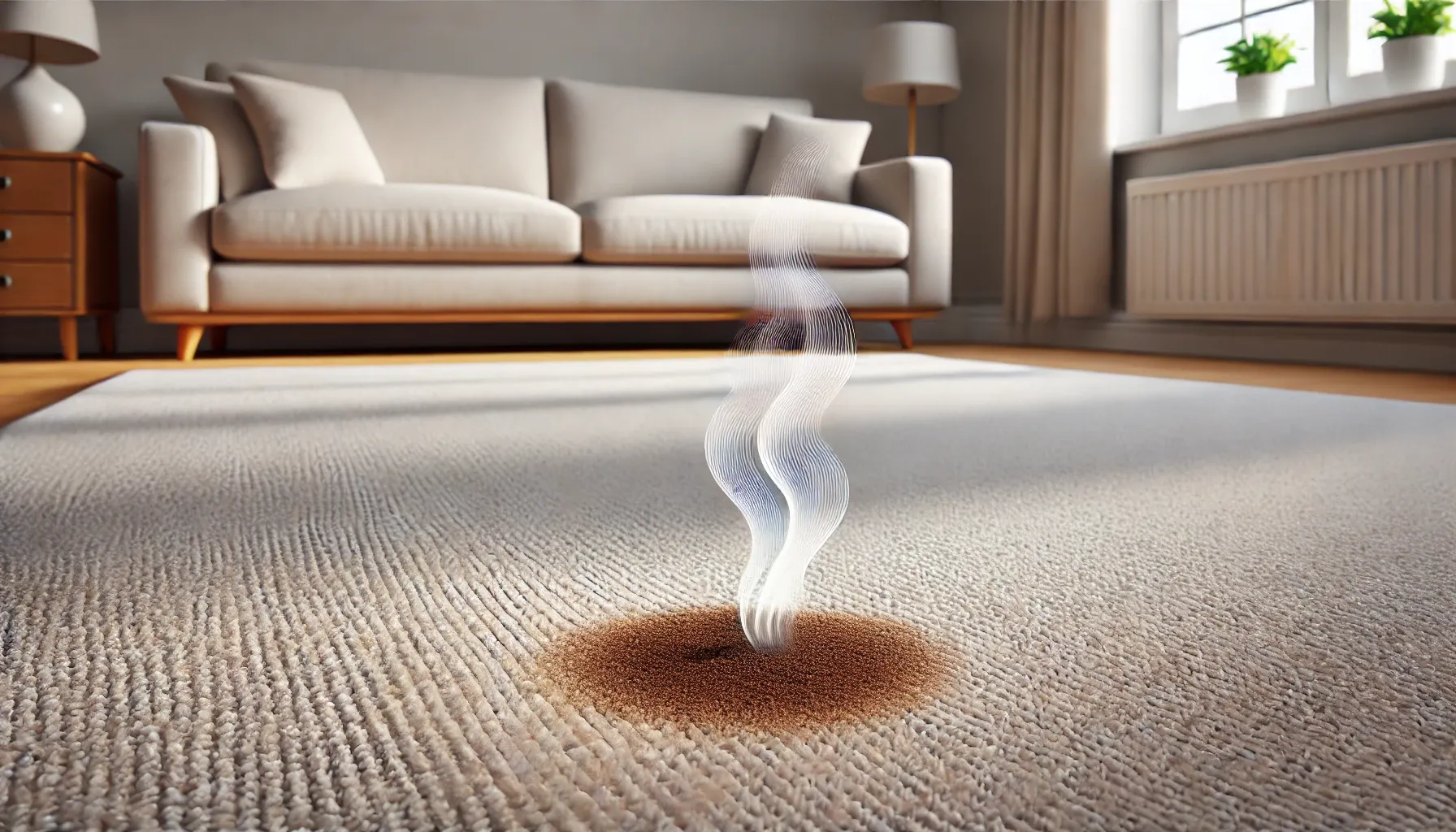 Professional odour removal Gold Coast service being performed by The Carpet Surgeon Gold Coast